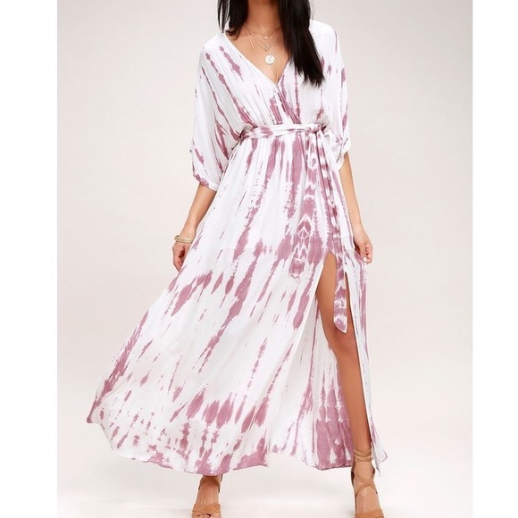 Lulus Dresses & Skirts - Lulu’s Sunday Morning Tie Dye Maxi Dress